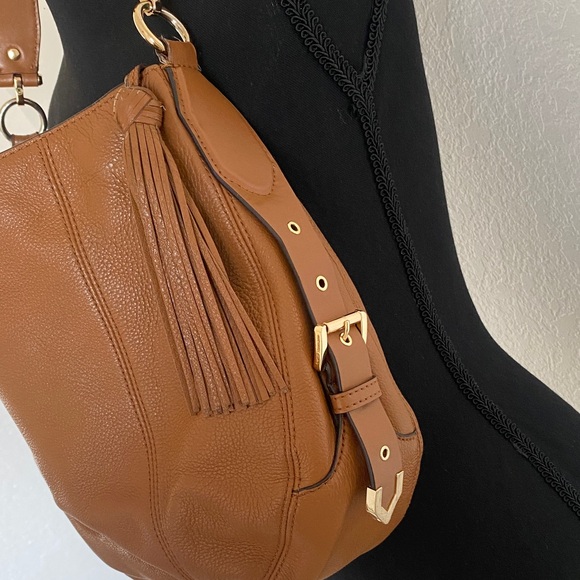 Michael Kors Tan Leather Hobo Bag - Picture 2 of 10